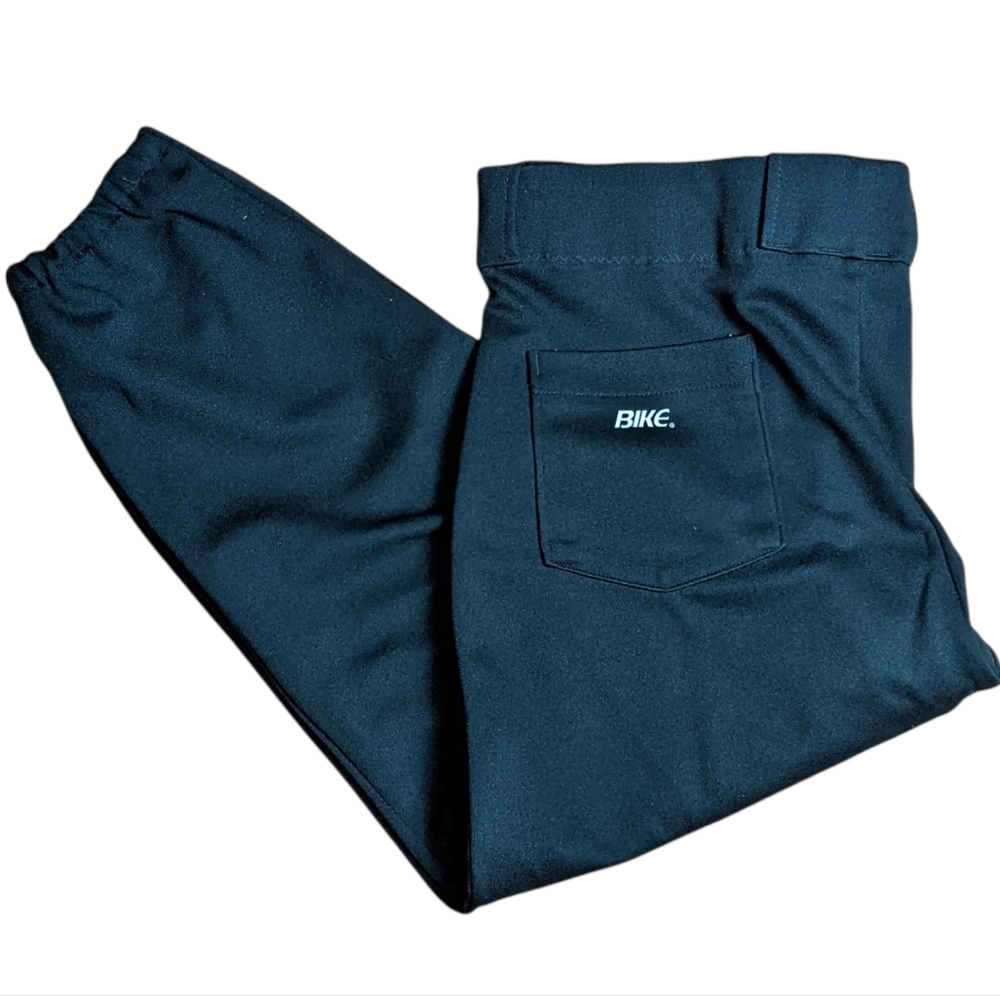 Vintage Bike Brand Stretch Joggers Workout Black Stretch Pants Size XL - Picture 1 of 9